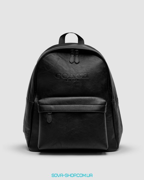 Мужской рюкзак Coach Track Backpack In Signature Canvas Premium фото