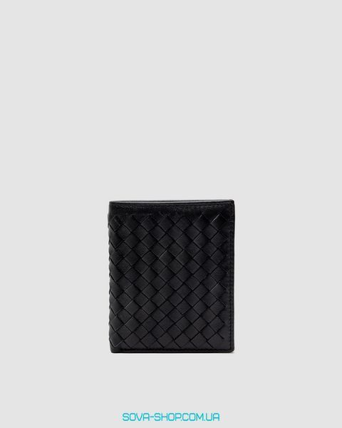 Кошелёк Bottega Veneta Intrecciato Piccolo Mini Black Premium фото