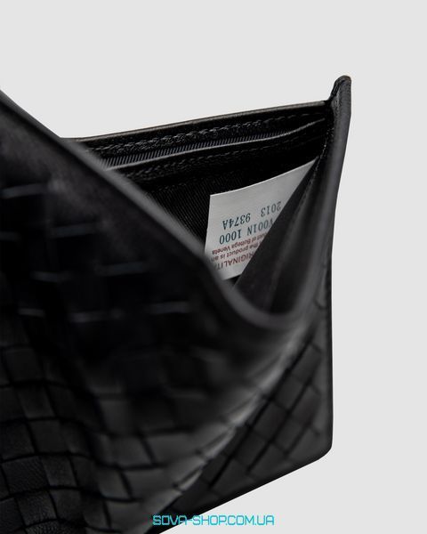 Кошелёк Bottega Veneta Intrecciato Piccolo Mini Black Premium фото