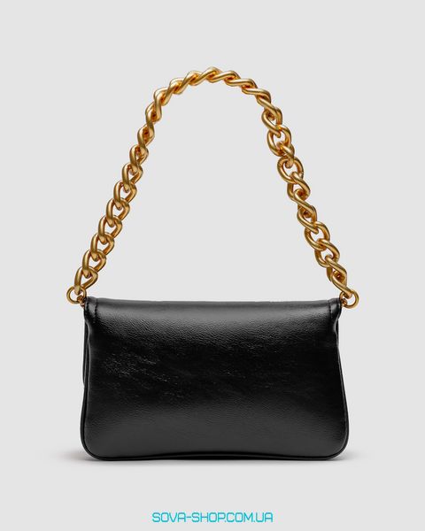 Жіноча сумка Balenciaga Small Bb Flap Leather Bag Black/Gold Premium фото