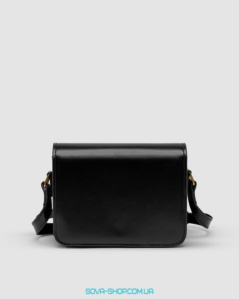 Женская сумка Celine Teen Triomphe Bag Black in Shiny Calfskin Premium фото