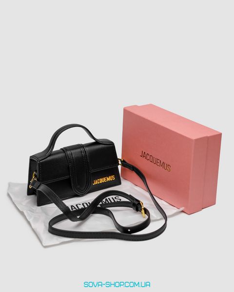 Женская сумка Jacquemus Le Bambino Small Handbag With Adjustable Crossbody Black Premium фото