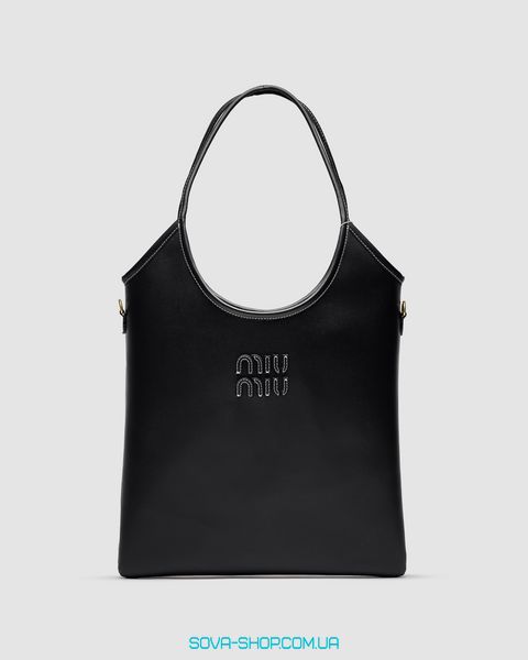 Женская сумка Miu Miu Ivy Leather Bag Black Premium фото