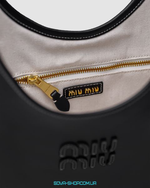 Жіноча сумка Miu Miu Ivy Leather Bag Black Premium фото