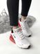 Чоловічі та жіночі кросівки Air Max 270 White Red Nike 2343m00 фото 10