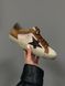 Женские кроссовки GG SUPERSTAR LIGHT BEIGE / BROWN SUEDE Premium re-128926 фото 1