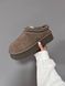 Женские зимние ботинки UGG TAZZ PLATFORM HICKORY Premium re-12199 фото 2