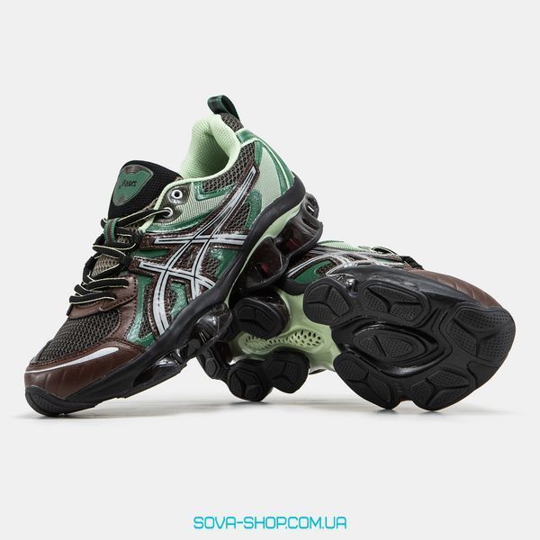 Мужские кроссовки Asics Gel-Quantum Kinetic Green Brown фото