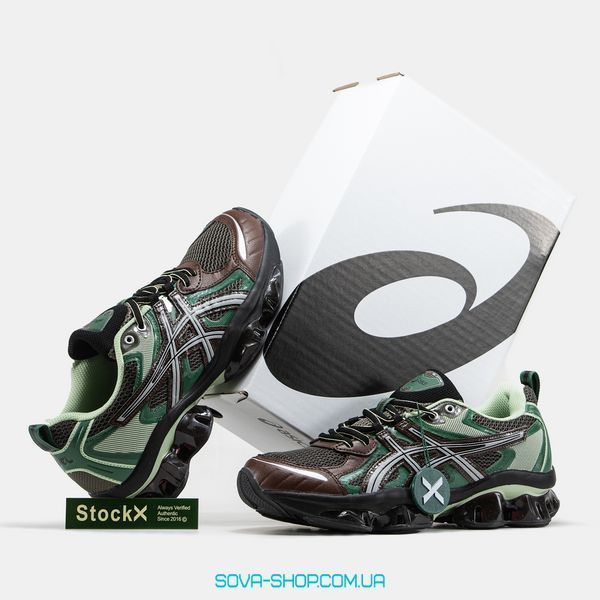 Мужские кроссовки Asics Gel-Quantum Kinetic Green Brown фото