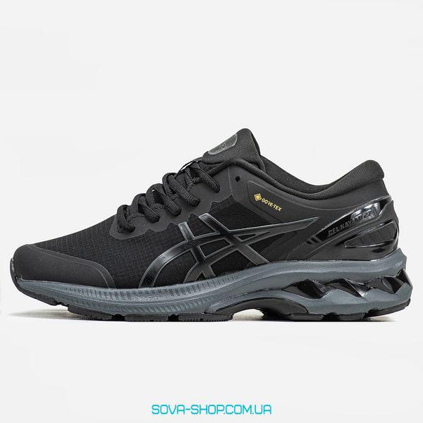 Мужские кроссовки Asics Gel-Kayano 27 Gore-Tex Black Grey фото