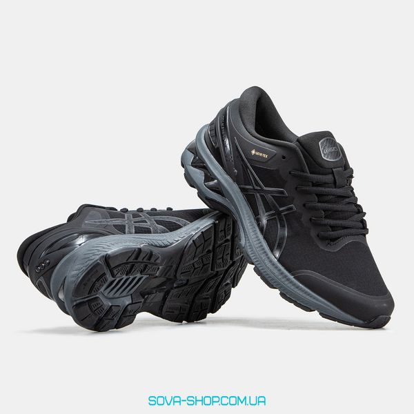 Мужские кроссовки Asics Gel-Kayano 27 Gore-Tex Black Grey фото