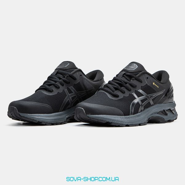 Чоловічі кросівки Asics Gel-Kayano 27 Gore-Tex Black Grey фото