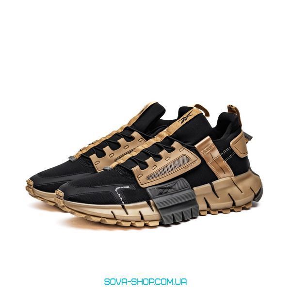 Чоловічі кросівки Reebok Zig Kinetica Fit Black Brown фото