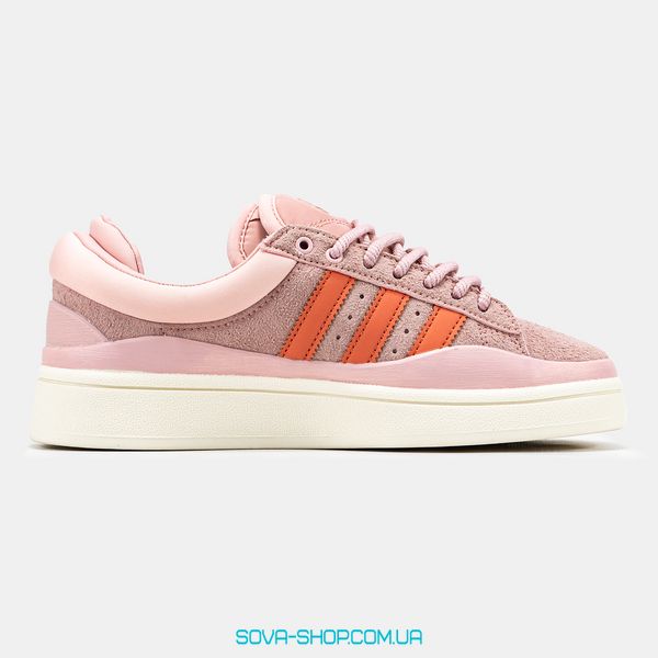 Жіночі кросівки Adidas Campus x Bad Bunny Pink Orange фото