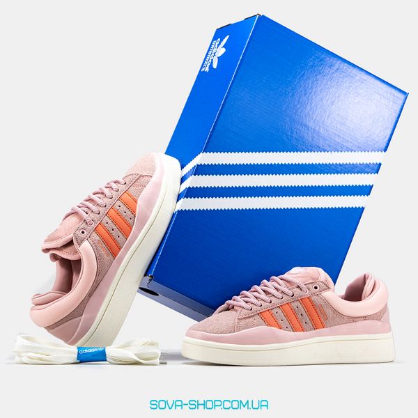 Жіночі кросівки Adidas Campus x Bad Bunny Pink Orange фото