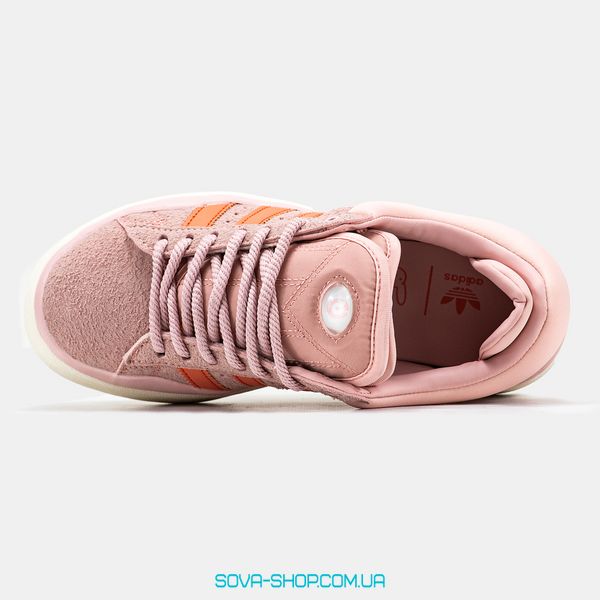 Жіночі кросівки Adidas Campus x Bad Bunny Pink Orange фото