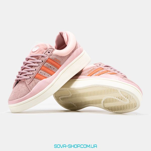 Жіночі кросівки Adidas Campus x Bad Bunny Pink Orange фото