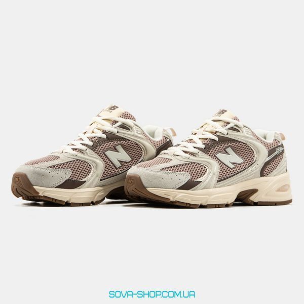 Жіночі кросівки New Balance 530 Brown Beige Premium фото