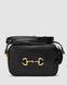 Женская сумка Gucci Horsebit 1955 Small Shoulder Bag Black Premium re-11502 фото 2