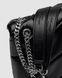Женская сумка Yves Saint Laurent Puffer Small in Nappa Leather Black Silver Chain Premium re-11549 фото 5