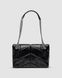 Женская сумка Yves Saint Laurent Puffer Small in Nappa Leather Black Silver Chain Premium re-11549 фото 3