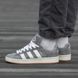 Мужские и женские зимние кроссовки Adidas Campus Gray 00s с мехом re-10034 фото 1