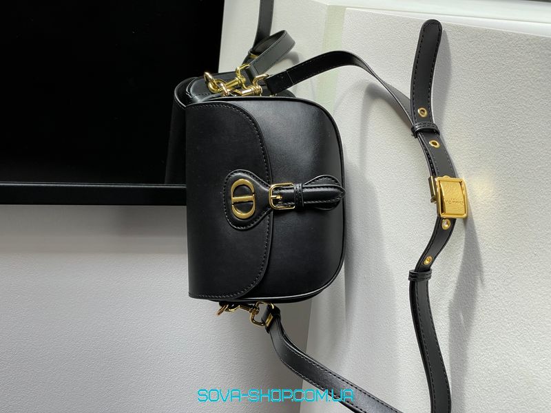 Жіноча сумка Dior Bobby Bag Black Smooth Skin Premium фото