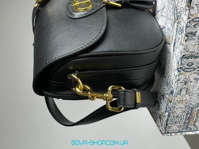 Женская сумка Dior Bobby Bag Black Smooth Skin Premium фото
