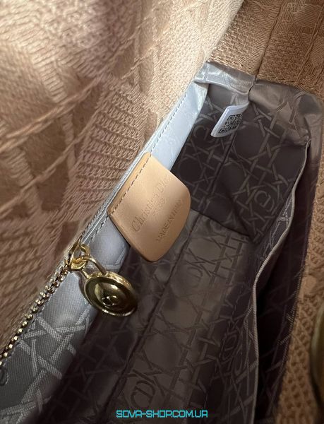 Женская сумка Christian Dior Lady Beige Premium фото