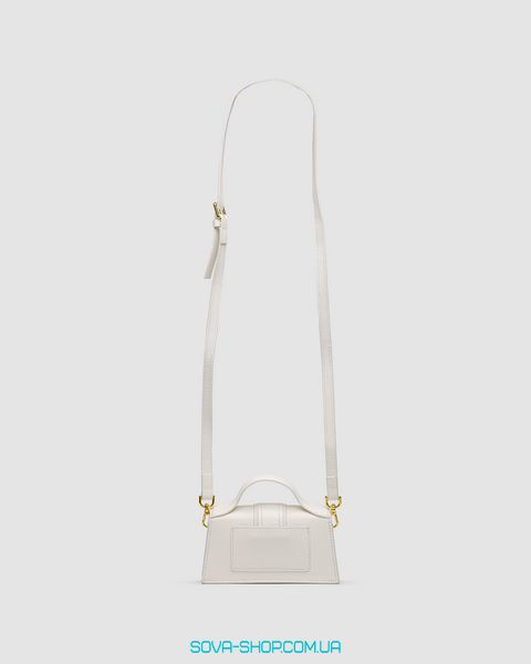 Жіноча сумка Jacquemus Le Bambino Small Handbag With Adjustable Crossbody White Premium фото