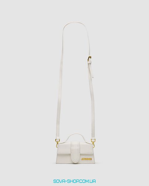 Жіноча сумка Jacquemus Le Bambino Small Handbag With Adjustable Crossbody White Premium фото