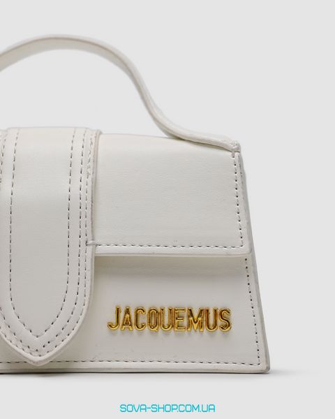 Женская сумка Jacquemus Le Bambino Small Handbag With Adjustable Crossbody White Premium фото