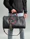Унисекс сумка Louis Vuitton Keepall Bandouliere Bag Limited Edition Patchwork Monogram Eclipse 50 Premium  re-10579 фото 1