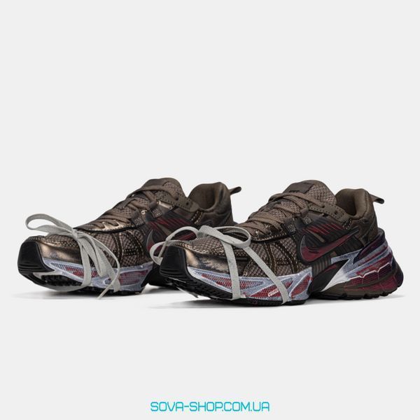 Жіночі кросівки Nike V2K Runtekk Custom Mink Brown фото