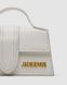 Жіноча сумка Jacquemus Le Bambino Small Handbag With Adjustable Crossbody White Premium re-11732 фото 4