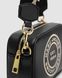 Жіноча сумка Marc Jacobs Signet Flash Black Smooth Leather Camo Strap Camera Premium re-12064 фото 3