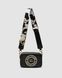 Женская сумка Marc Jacobs Signet Flash Black Smooth Leather Camo Strap Camera Premium re-12064 фото 5