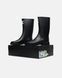 Жіночі ботинки (Натуральна шкіра) Chanel Black Knee High Rain Boot PREMIUM re-129709 фото 8