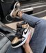 Жіночі баскетбольні кросівки Jordan 1 Retro High Patent Gold toe Nike 3033m00 фото 4