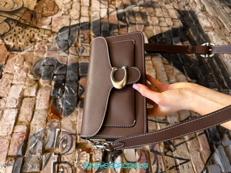 Жіноча сумка Coach Tabby Dark Beige Shoulder Bag 26 In Signature Canvas Premium фото