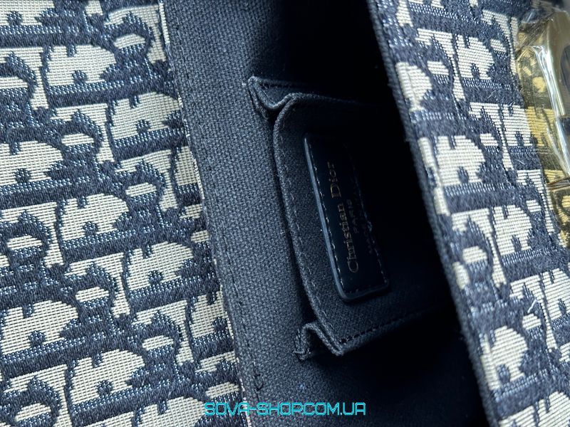Женская сумка Christian Dior 30 Montaigne Bag Blue/Beige Premium фото
