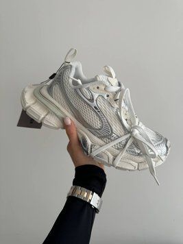 Жіночі кросівки Balenciaga 3ХL dirty White Silver фото