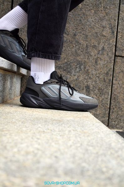 Чоловічі кросівки Adidas Ozelia Beige Dark Grey фото
