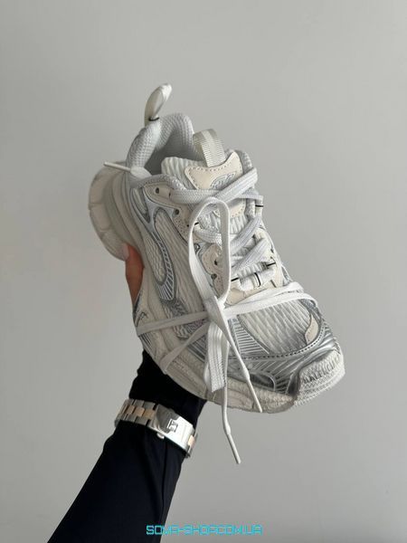 Жіночі кросівки Balenciaga 3ХL dirty White Silver фото