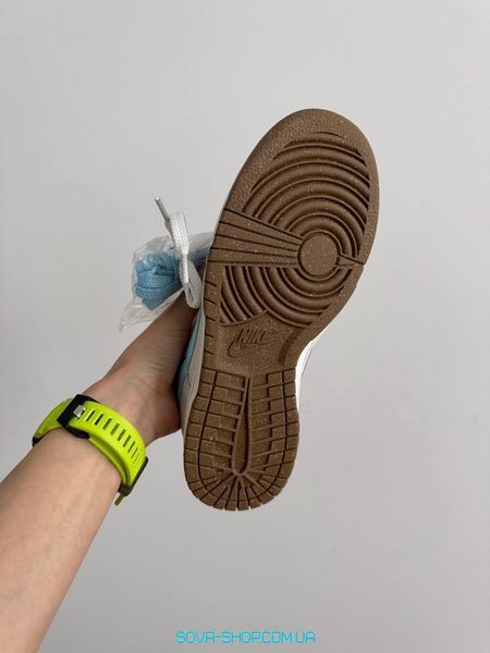 Жіночі баскетбольні кросівки Nike SB Dunk Low &lsquo;85 DOUBLE SWOOSH LIGHT GREY / BLUE фото