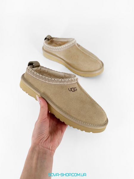 Жіночі зимові ботинки Ugg Tasman Beige PREMIUM фото