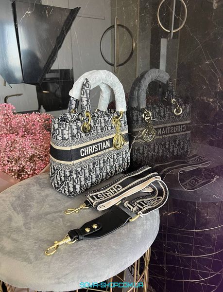 Женская сумка Christian Dior Lady Classic Premium фото