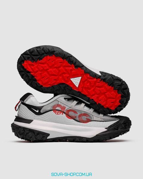 Чоловічі кросівки Nike ACG Mountain Fly 2 Low Grey/Red фото