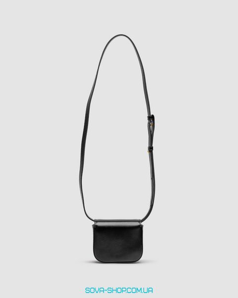 Жіноча сумка Celine Teen Triomphe Bag Black in Shiny Calfskin Premium фото