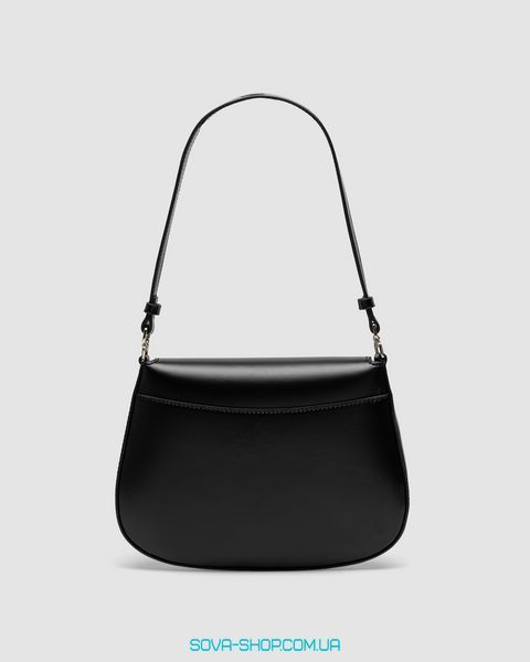 Жіноча сумка Prada Cleo Lacquered Leather Mini Bag Black Premium фото